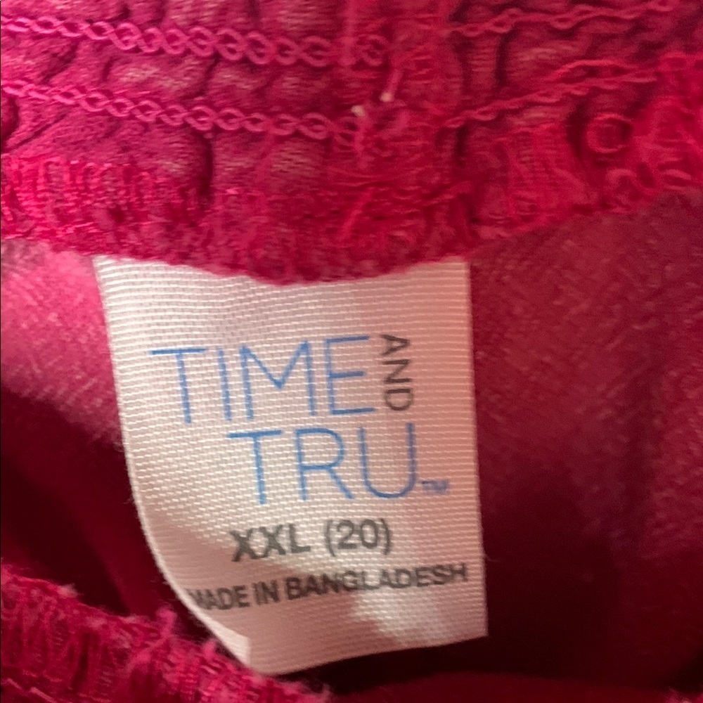 Time & Tru Women's Pink Casual Shorts - Picture 2 of 6